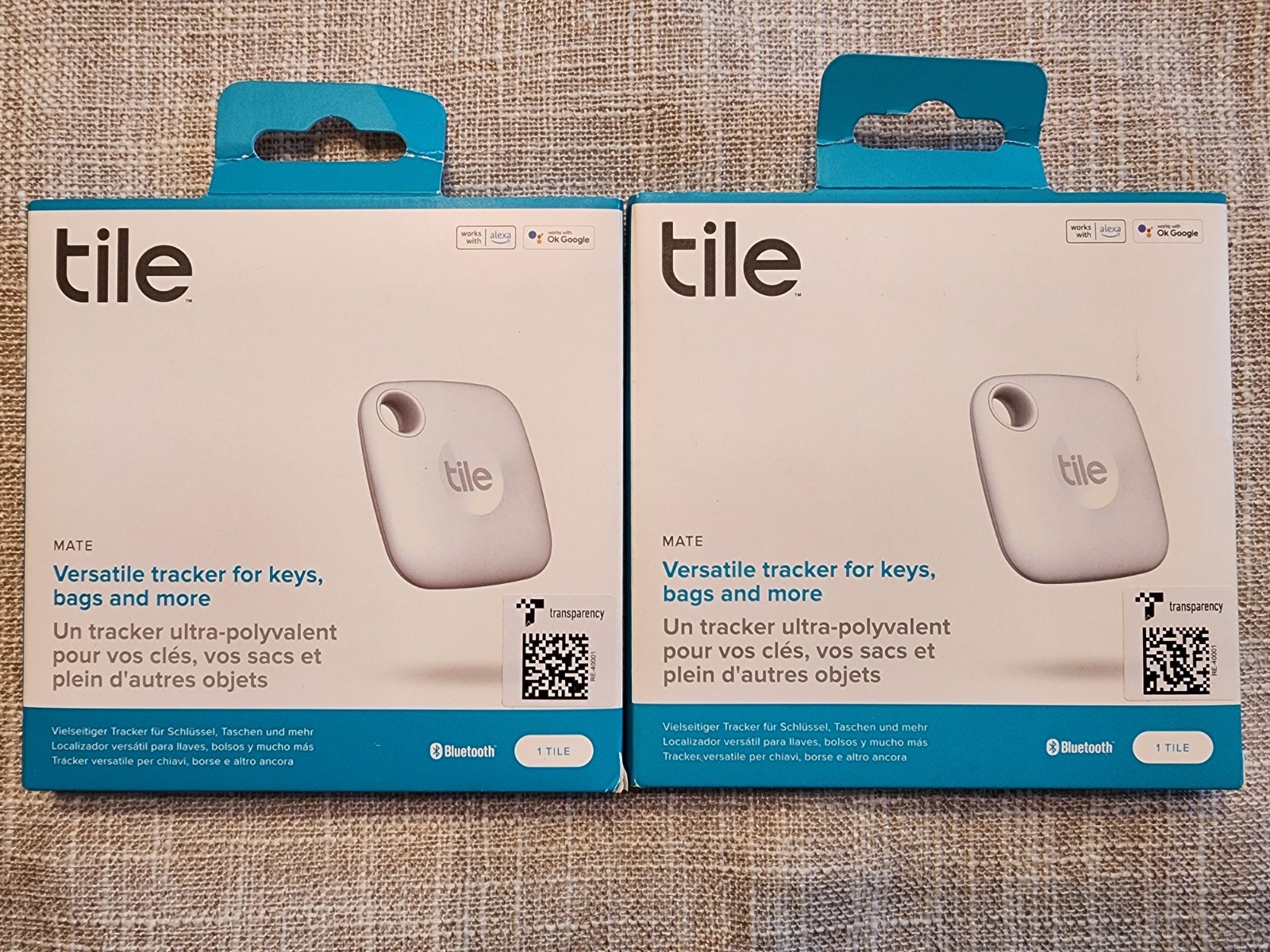 Tile Mate Versatile Tracker 2-Pack Bluetooth. New