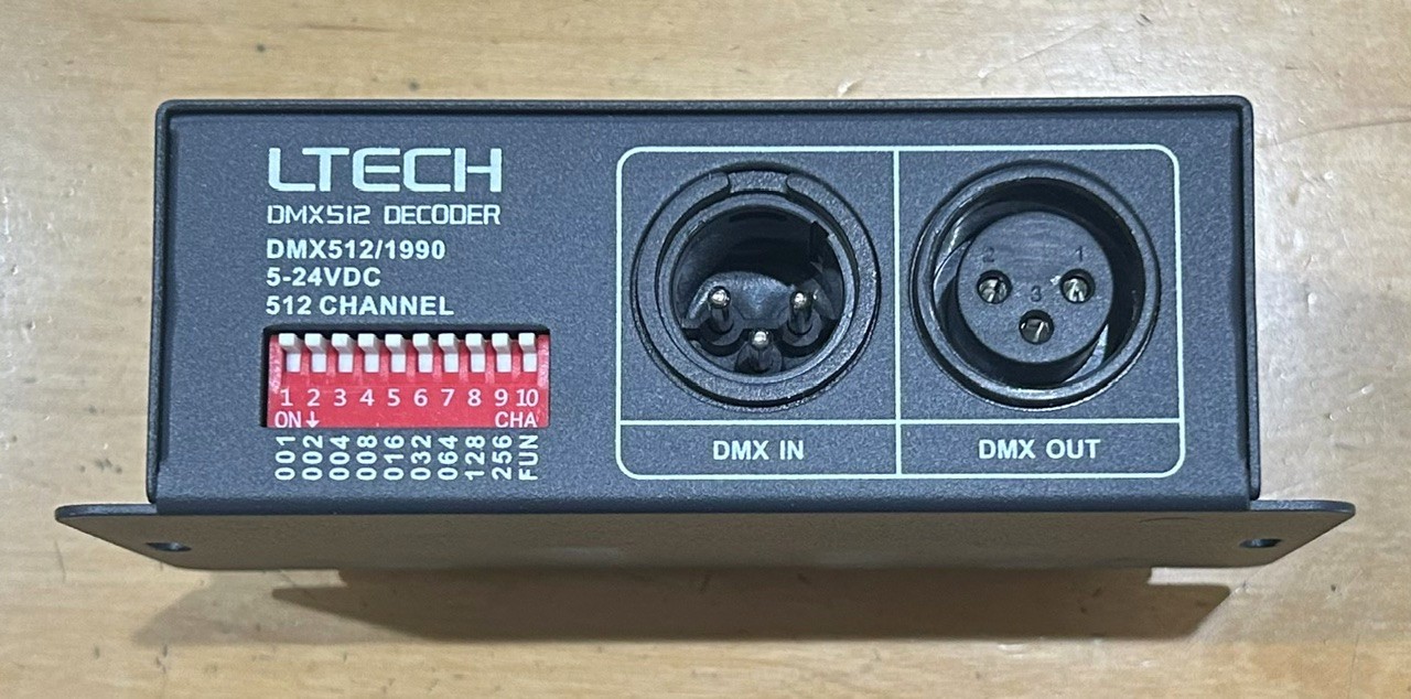 LTech LT-DMX-1809 DMX to SPI Digital Signal LED Decoder Pixel Control