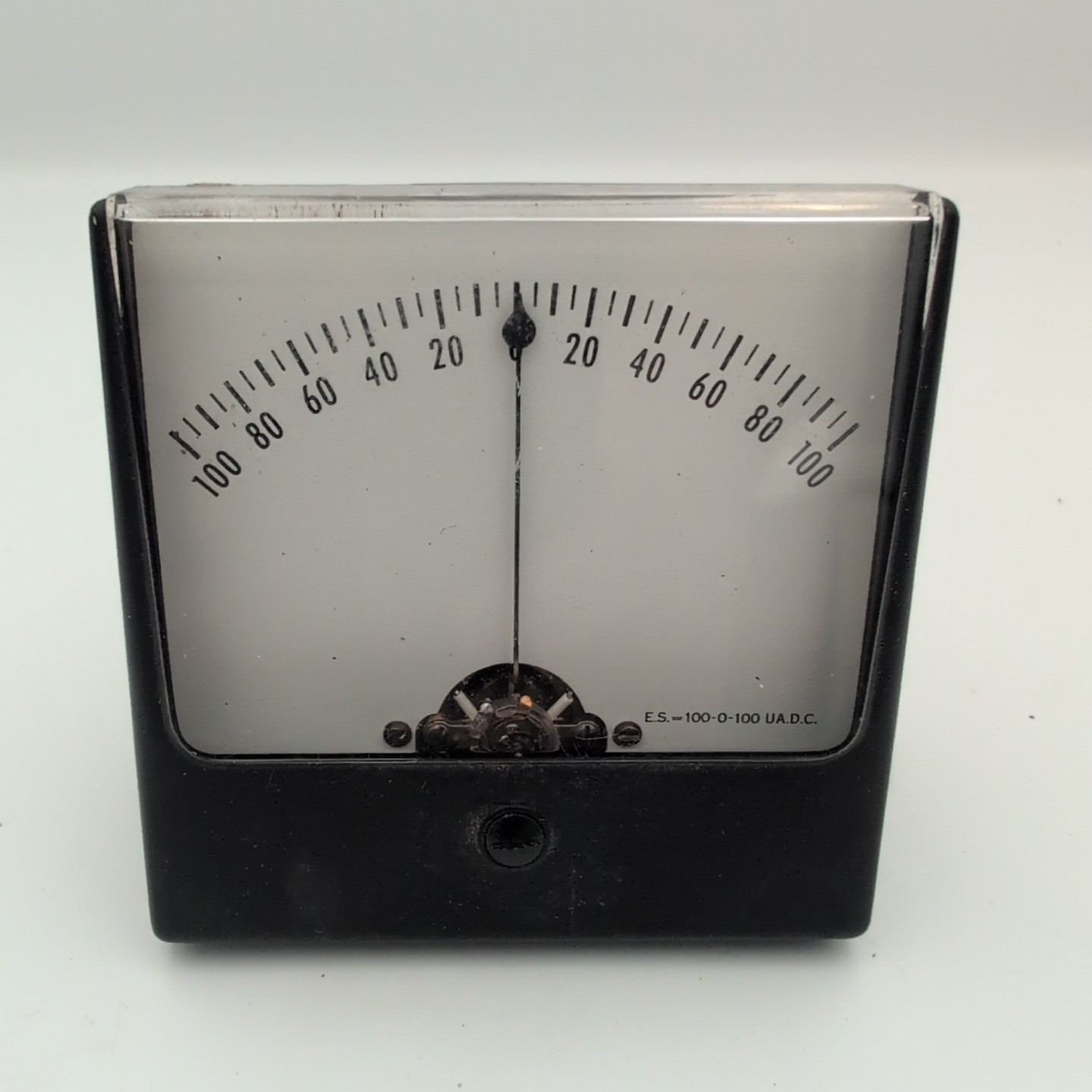 Vintage Simpson DC Amperes Meter 100-0-100 Model 1329 Made in USA 40897 2200554