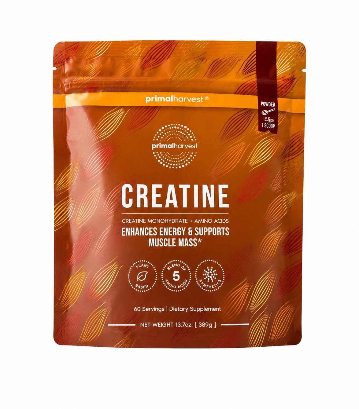 PRIMAL HARVEST Primal Creatine + Amino Acids -  30 Servings - 1 MONTH SUPPLY!