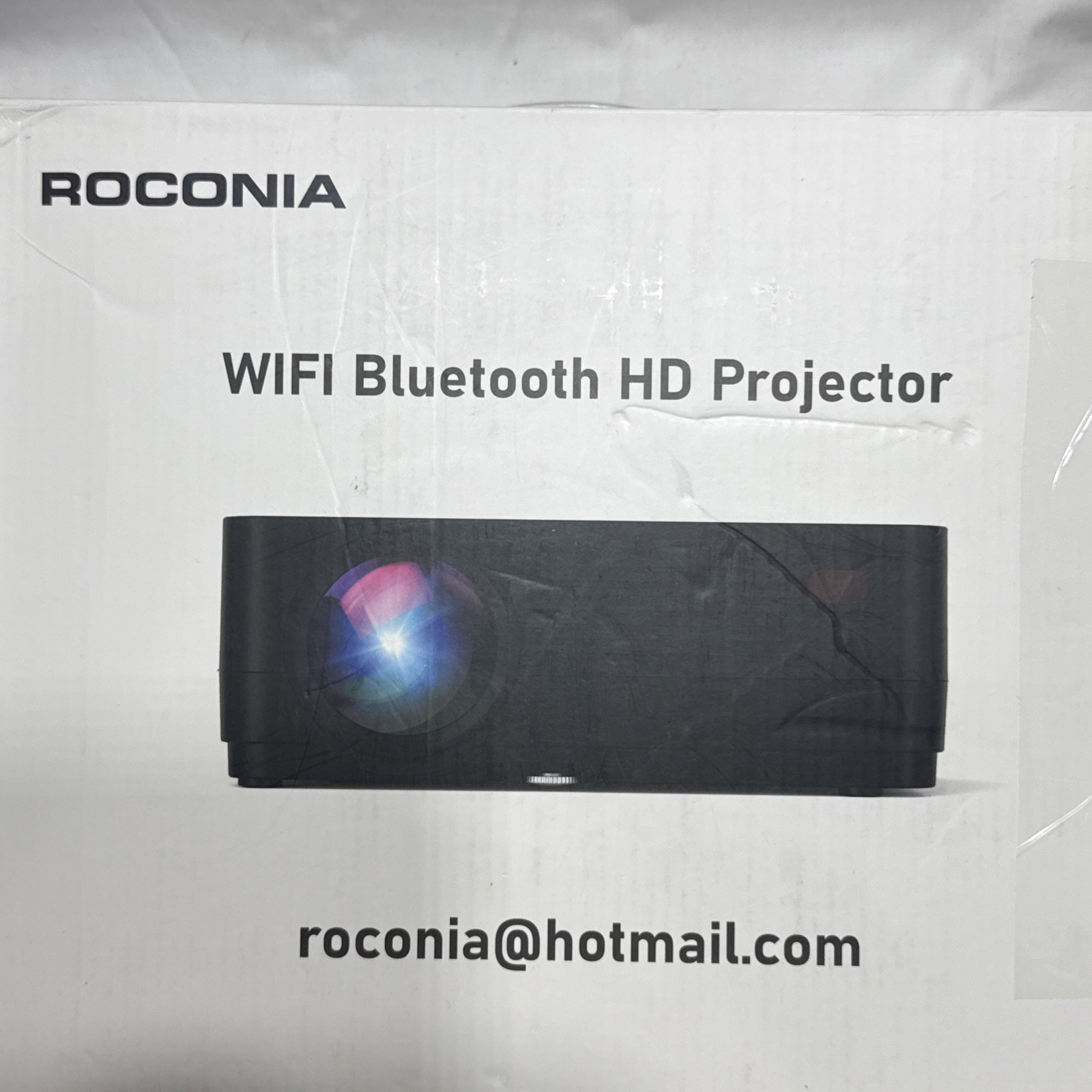 Roconia Q6 Projector with 5G WiFi and Bluetooth, Native 1080P Projector