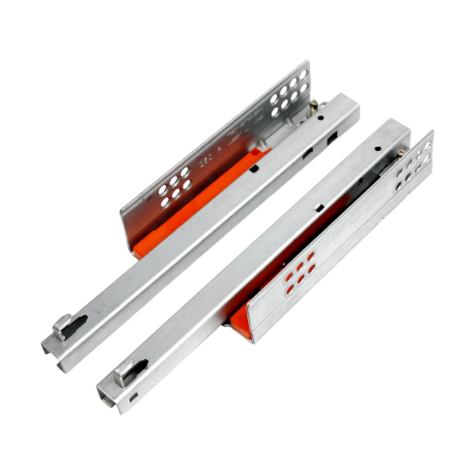 2 Pieces Drawer Sliding Rails Soft Closing for Dresser Kitchen Cabinet