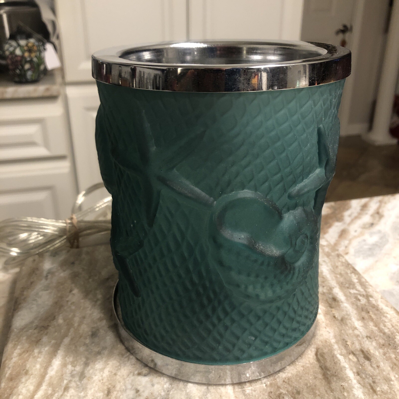 Yankee Candle Scenterpiece Easy Meltcup Warmer COASTAL SHORES teal timer NWOB