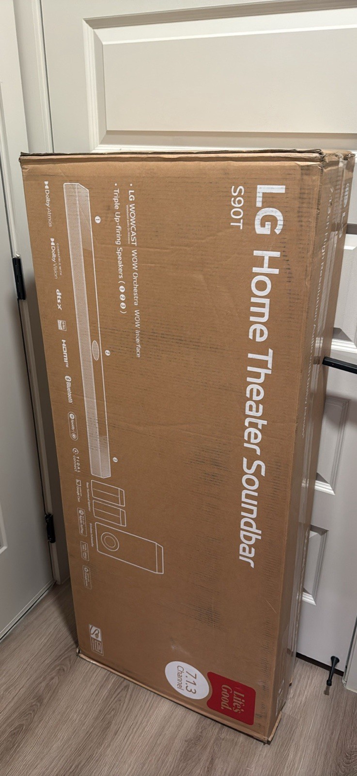 LG S90T 7.1.3 Channel Soundbar Dolby Atmos DTS:X Wireless Bluetooth HDMI