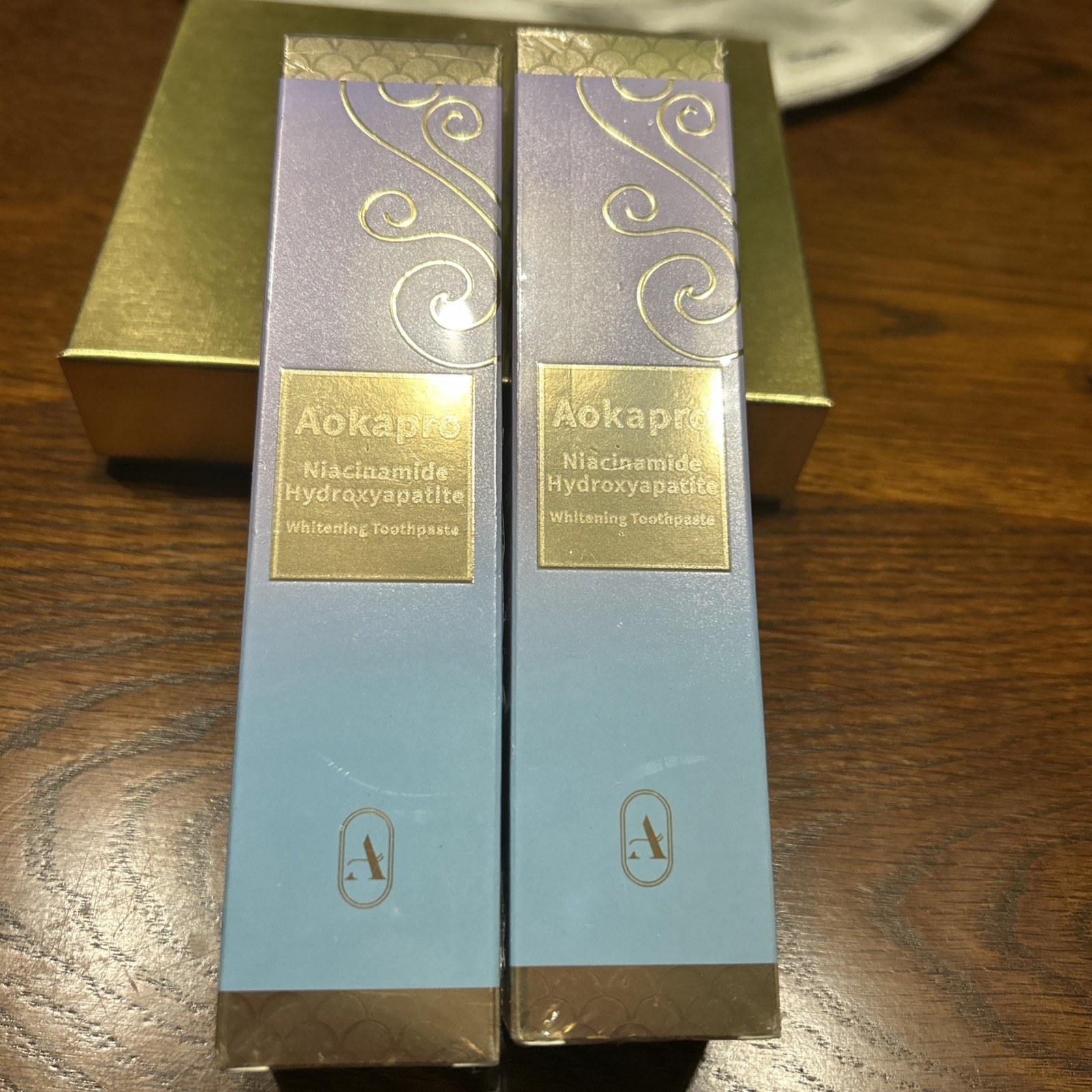 Aokapro Niacinamide Hydroxyapatite Whitening Dental Toothpaste New Sealed Set