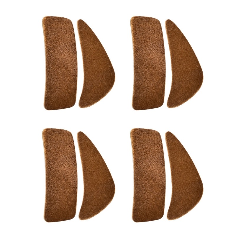 4 Set Split Moon Arrows Rest Pad With Premium Furs Texture Recurve Accessories