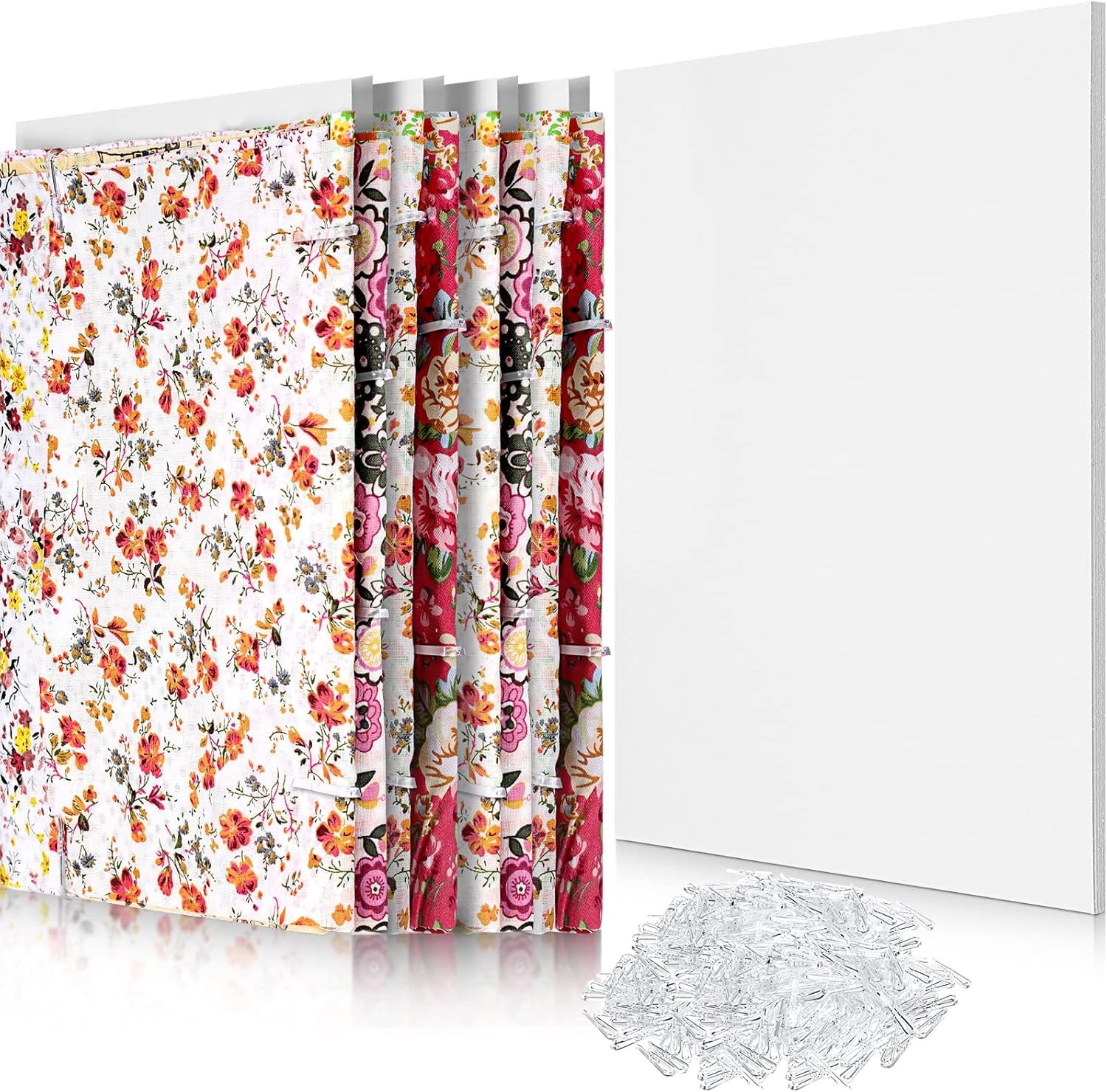7.5 x 10.5 Inch Comic Book Boards Fabric Backing Board & U Shape Plastic