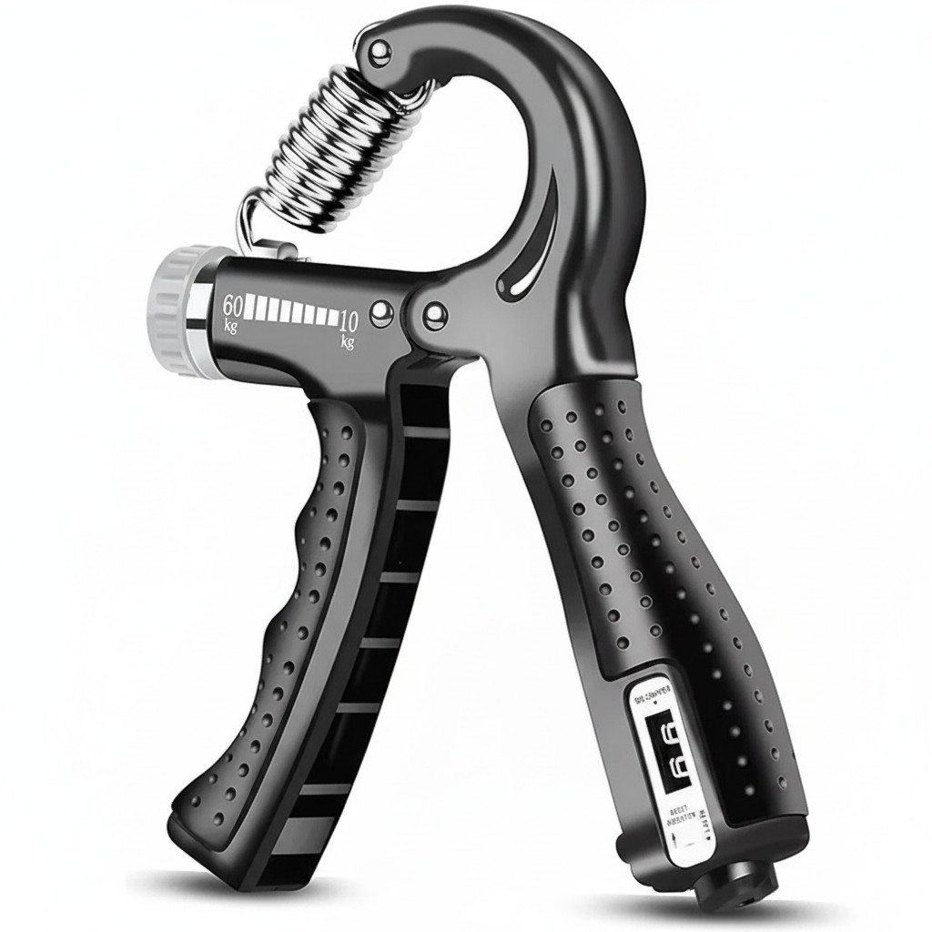 Grip Strengthener Power Trainer 2 Hand Gripper Strength Adjustable Gym Exerciser