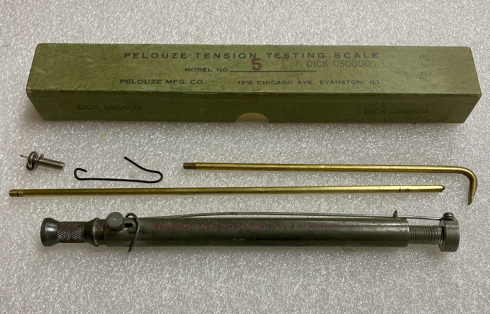 PELOUZE TENSION TESTING SCALE MODEL T-5