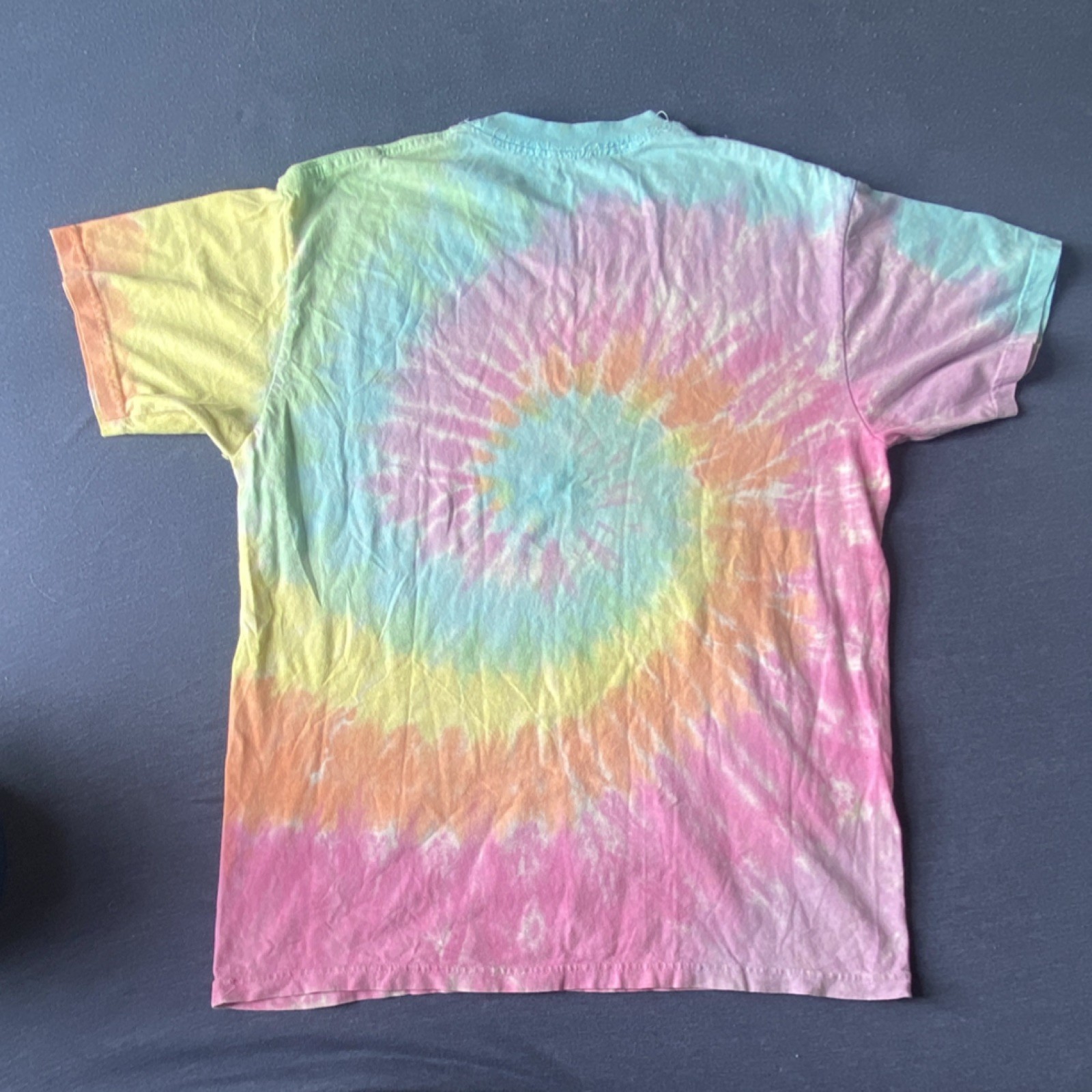 Liquid Blue Grateful Dead Dancing Bears Tie-Dye T-Shirt M