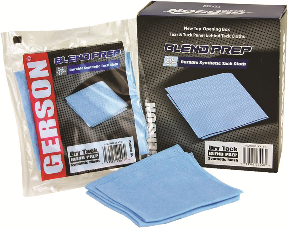 Gerson 20008C Blue Blend Prep Tack Cloths 9″ x 18″ - 12/Box
