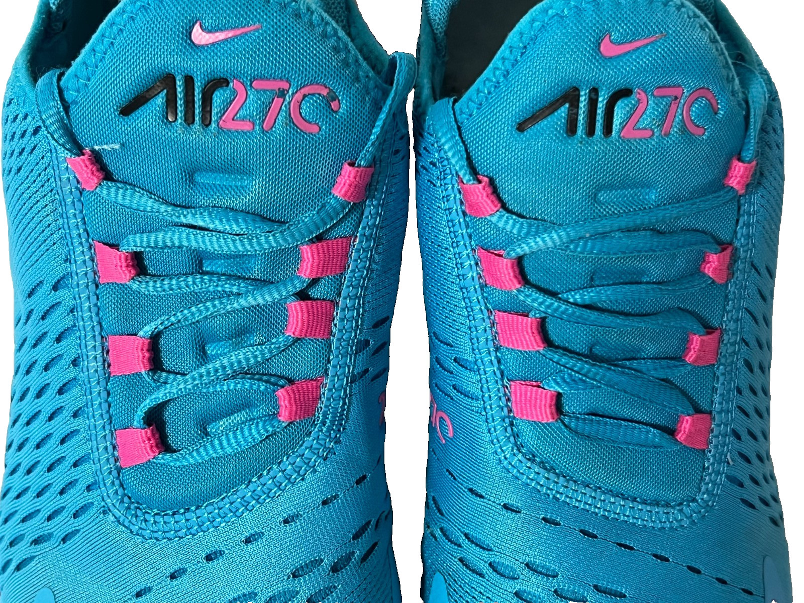 Nike Air Max270 South Beach BV6078400 Mens 9 Blue Running Shoes (No Insoles)