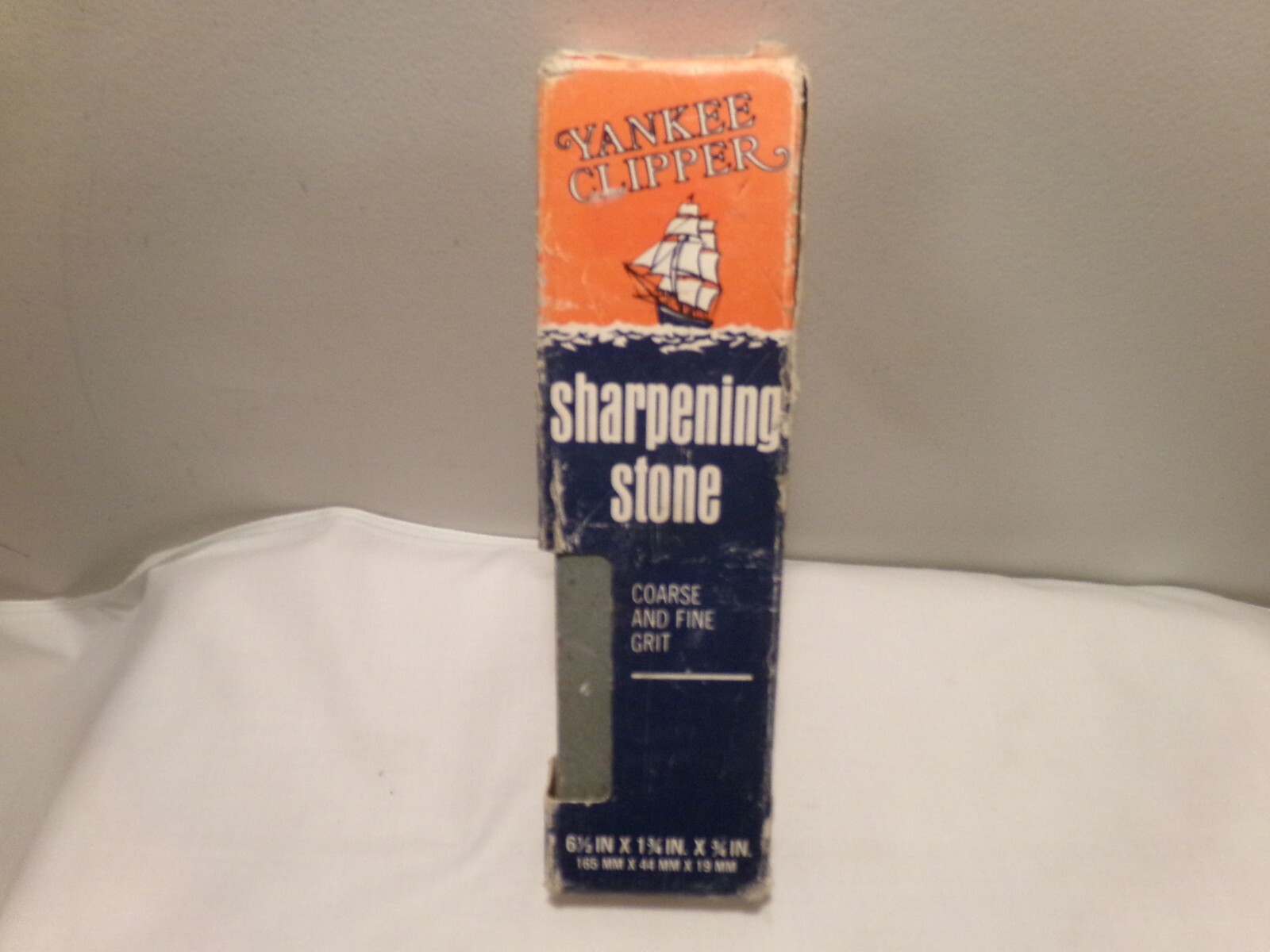 Yankee Clipper APB-6 Coarse & Fine Sharpening Stone  New Old Stock