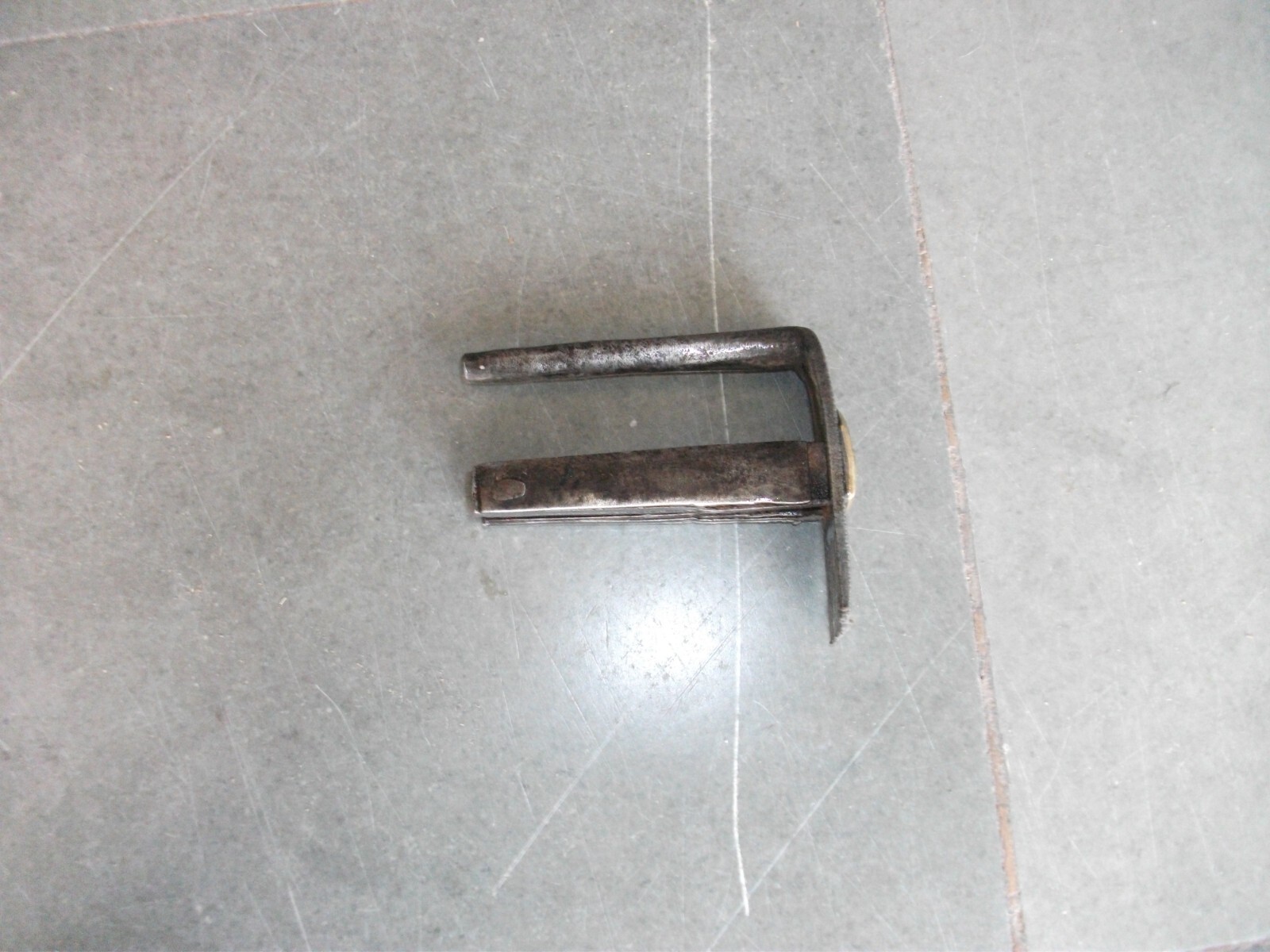 Vintage Iron Engraved Brass Fitted Handcarfted Solid Padlock