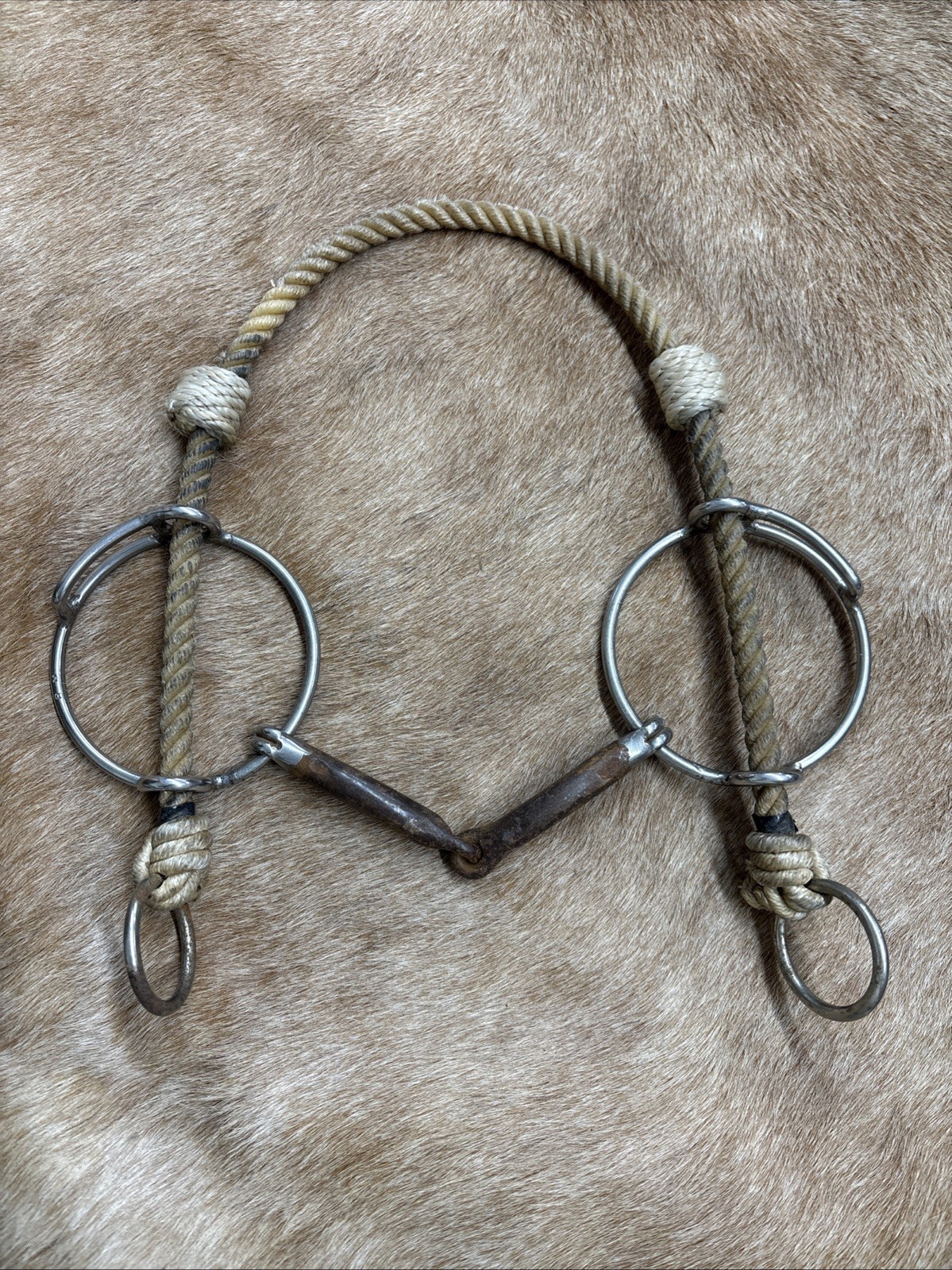 BM Sliding Rope Nose Sweet Iron Bit