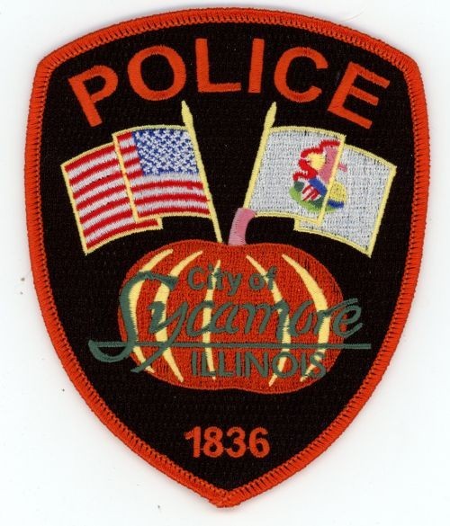 ILLINOIS IL SYCAMORE POLICE NICE SHOULDER PATCH SHERIFF