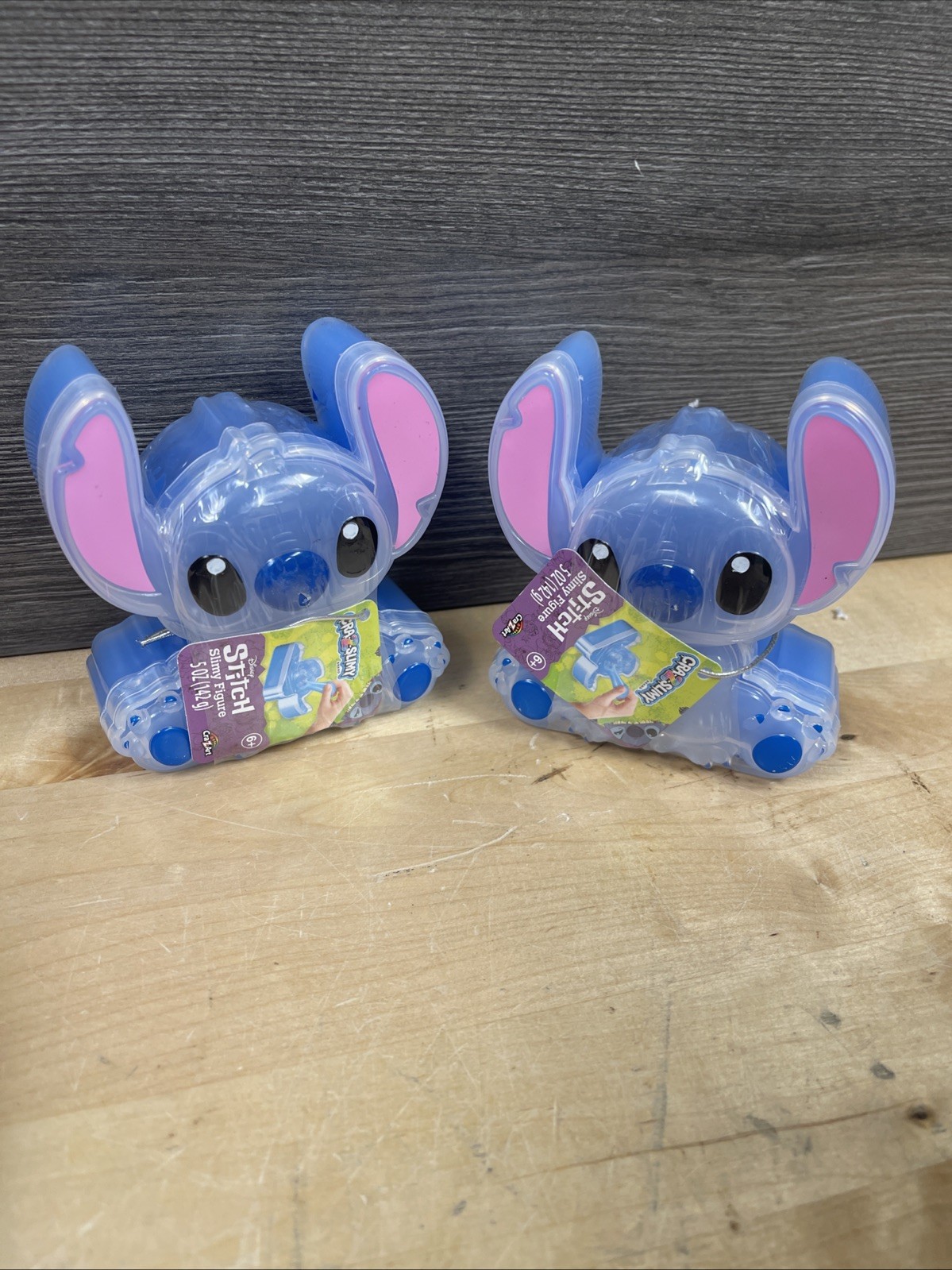 2 Pk Cra-Z-Art Cra-Z-Slimy Disney Stitch Slimy Figure 5 oz Blue Slime 60259 New
