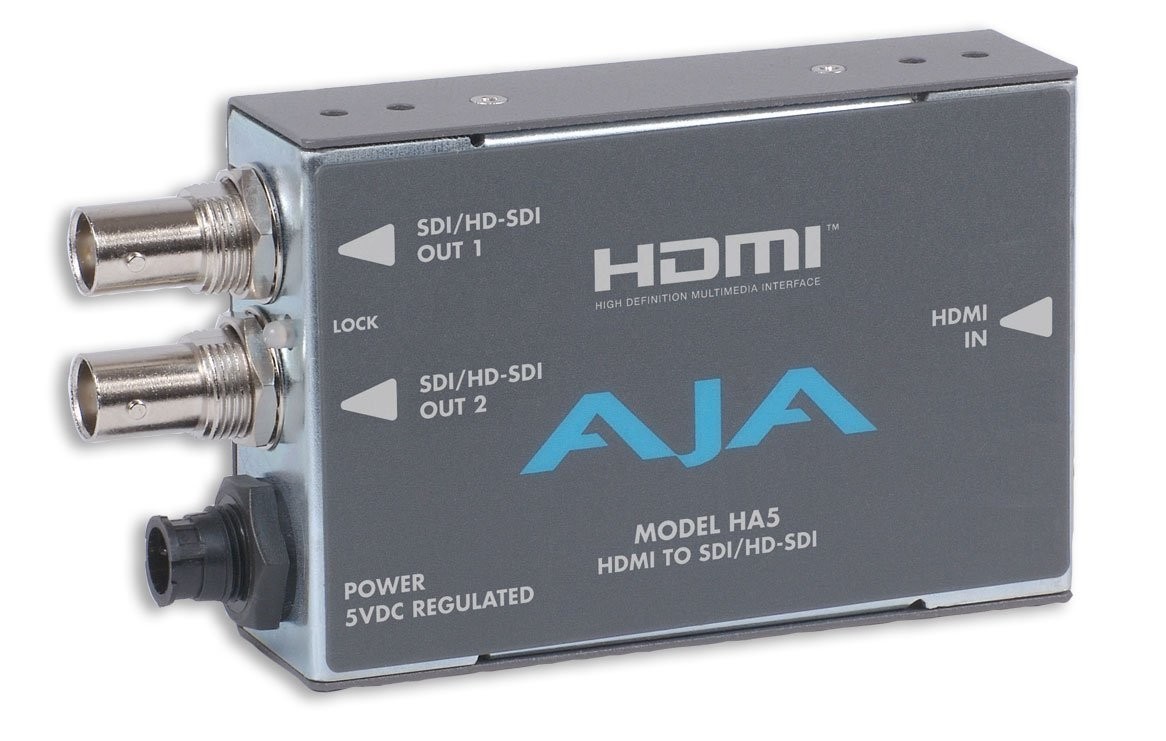 AJA HA5 HDMI to SDI/HD-SDI Converter