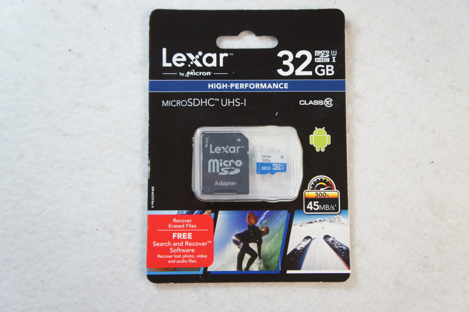 New Lexar 32GB 32 GB High Speed MicroSDHC Class 10 UHS-1 Memory Card 300X