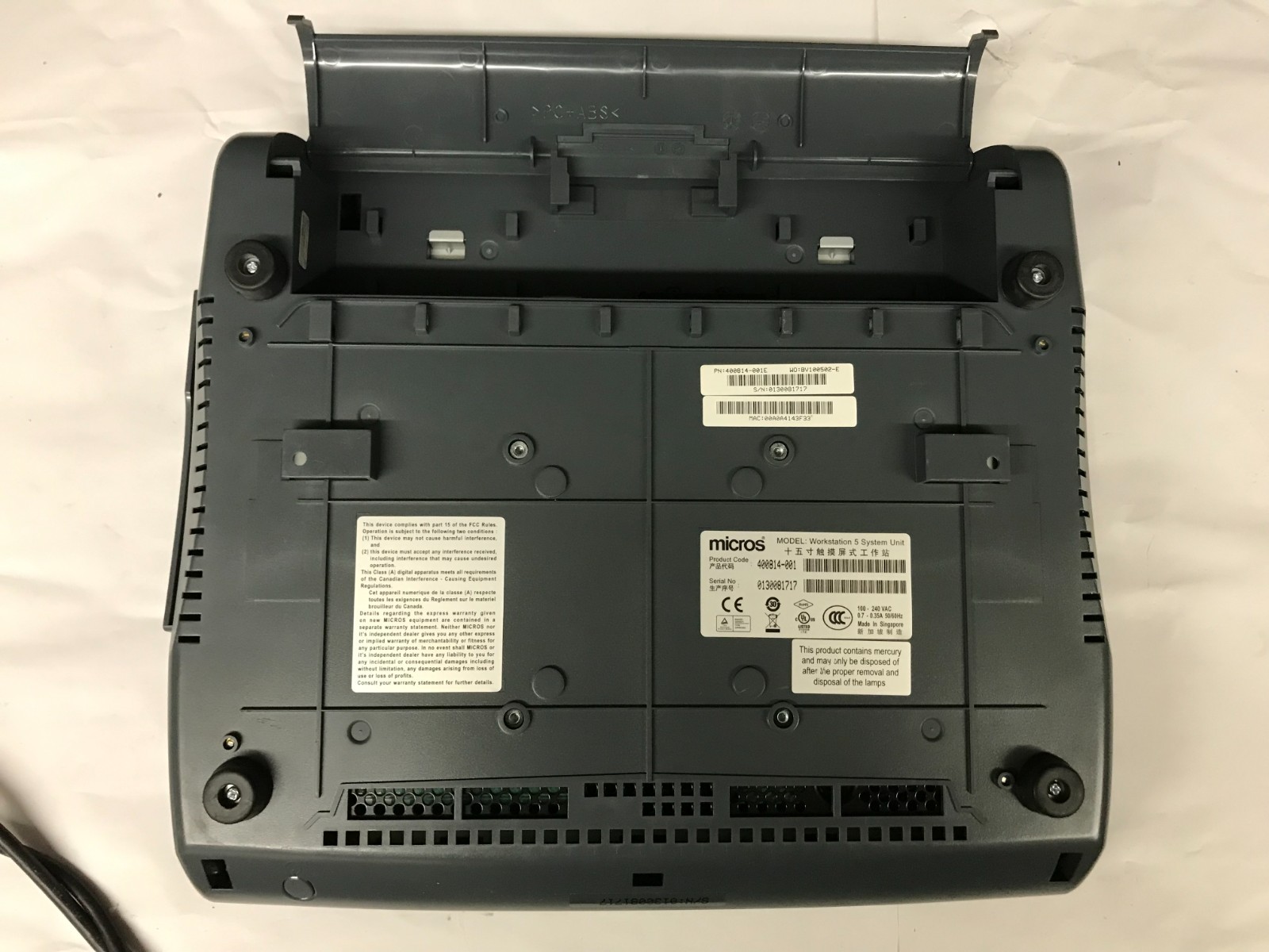 Micros POS Workstation 5 System Unit 400814-001 Windows CE