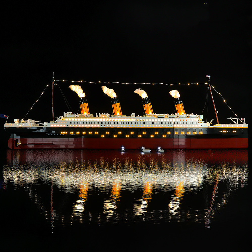 LED Light Kit for Titanic - Compatible with LEGO® 10294 Set (RC+ Sound Version)