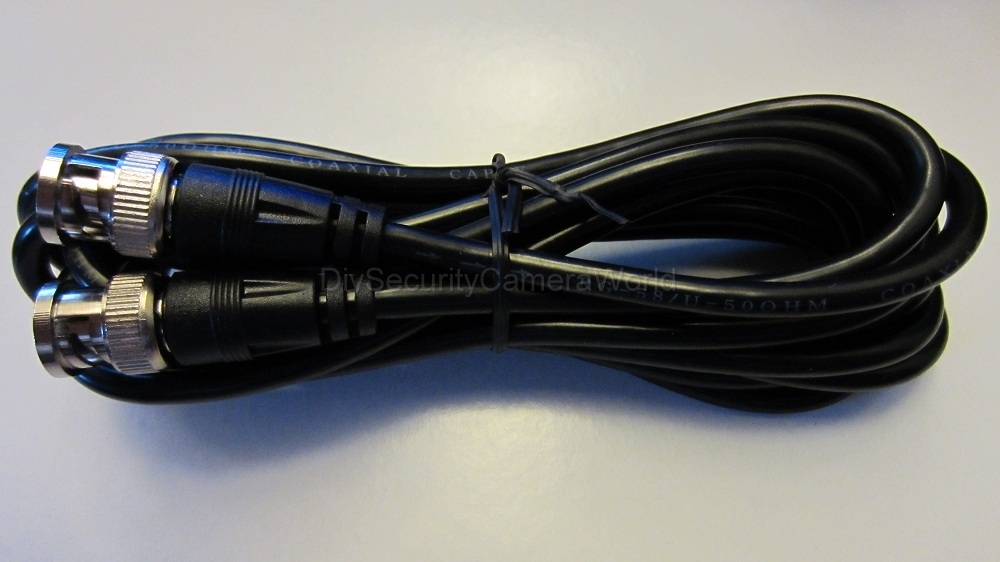 Bnc Male to Bnc Male Patch Cable Video CCTV Camera  6FT Solid Copper Core