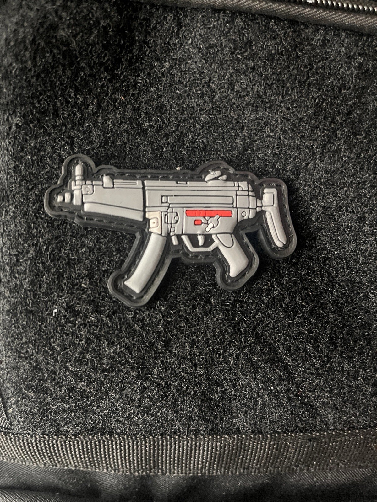 HK MP5 Morale Patch Mp5 Silhouette Hook And Loop PVC Premium Patches