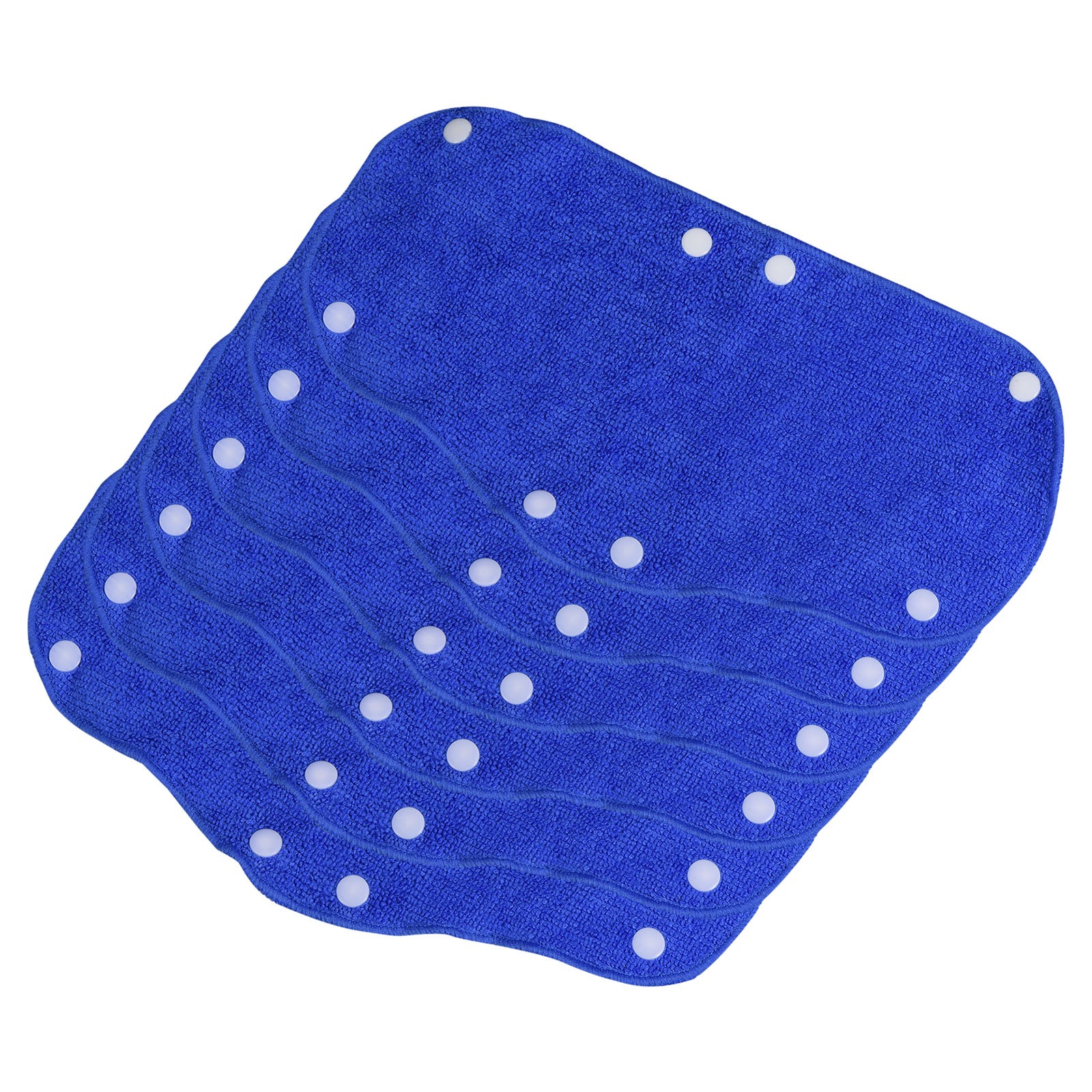 6Pcs Hard Hat Sweatband Cotton Helmet Liner Sweating Pads Blue