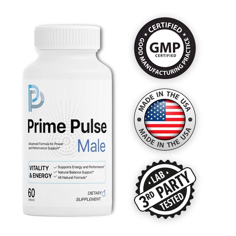 Prime Pulse Male Enhancement Supplement for ED, Prime Pulse Male Pills (3 Pack)