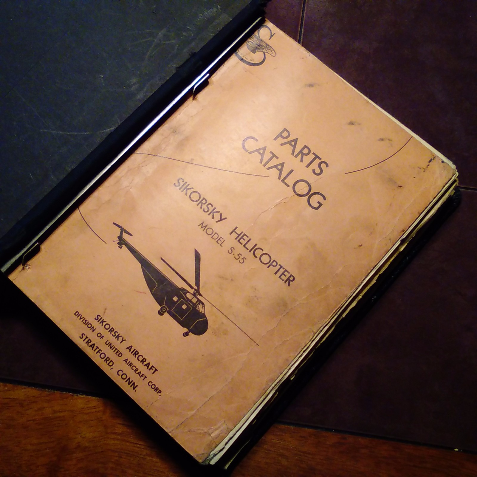 Sikorsky Model S-55, S-55A & S-55C Helicopter Parts Manual