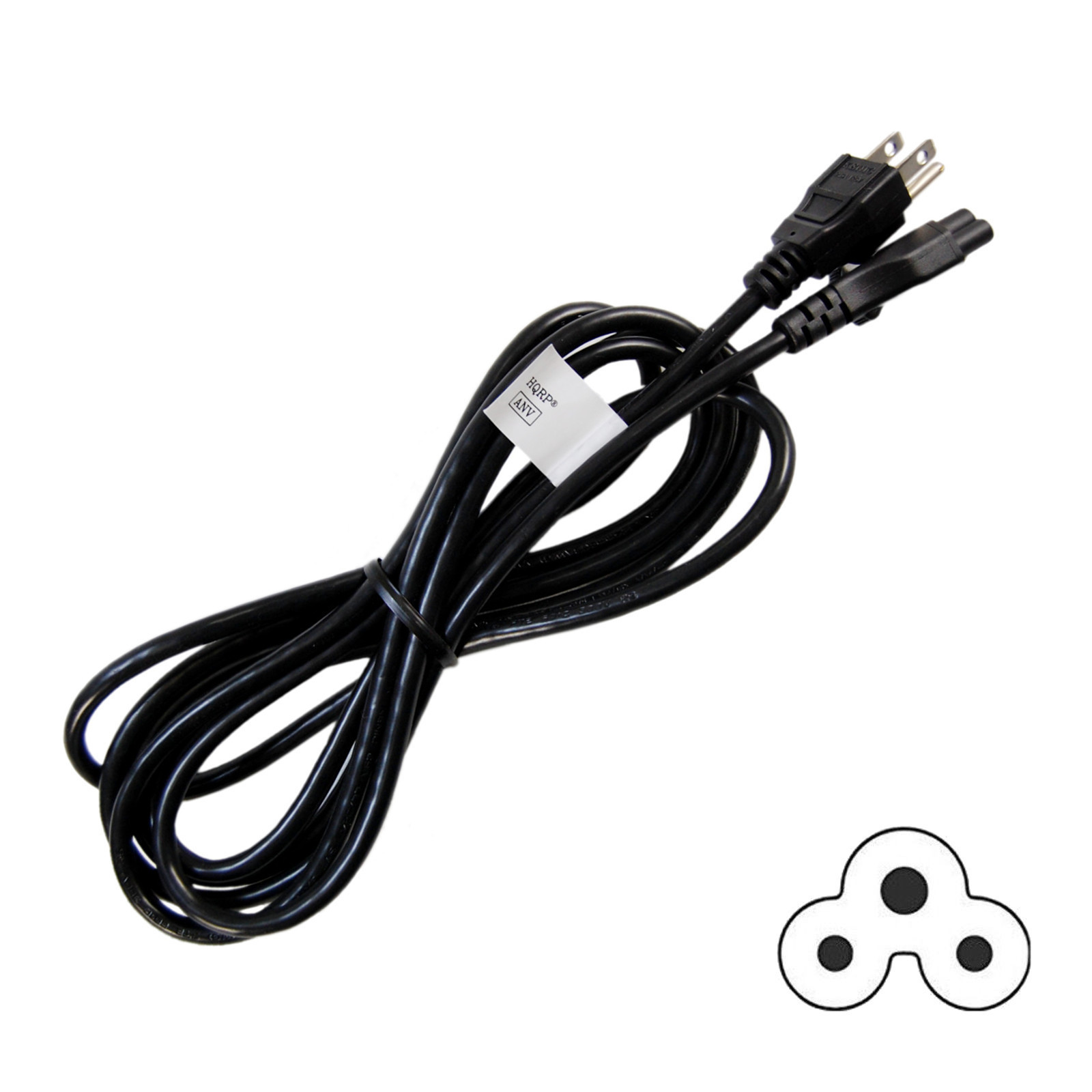 HQRP AC Power Cord for LG 50LF6100 55LF6000 55LF6100 55UF7600 60LF6100 65LF6300