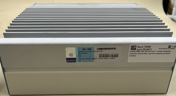 NUVO-7006E FANLESS CONTROLLER W/TERMINAL BOARD & ACCESSORIES