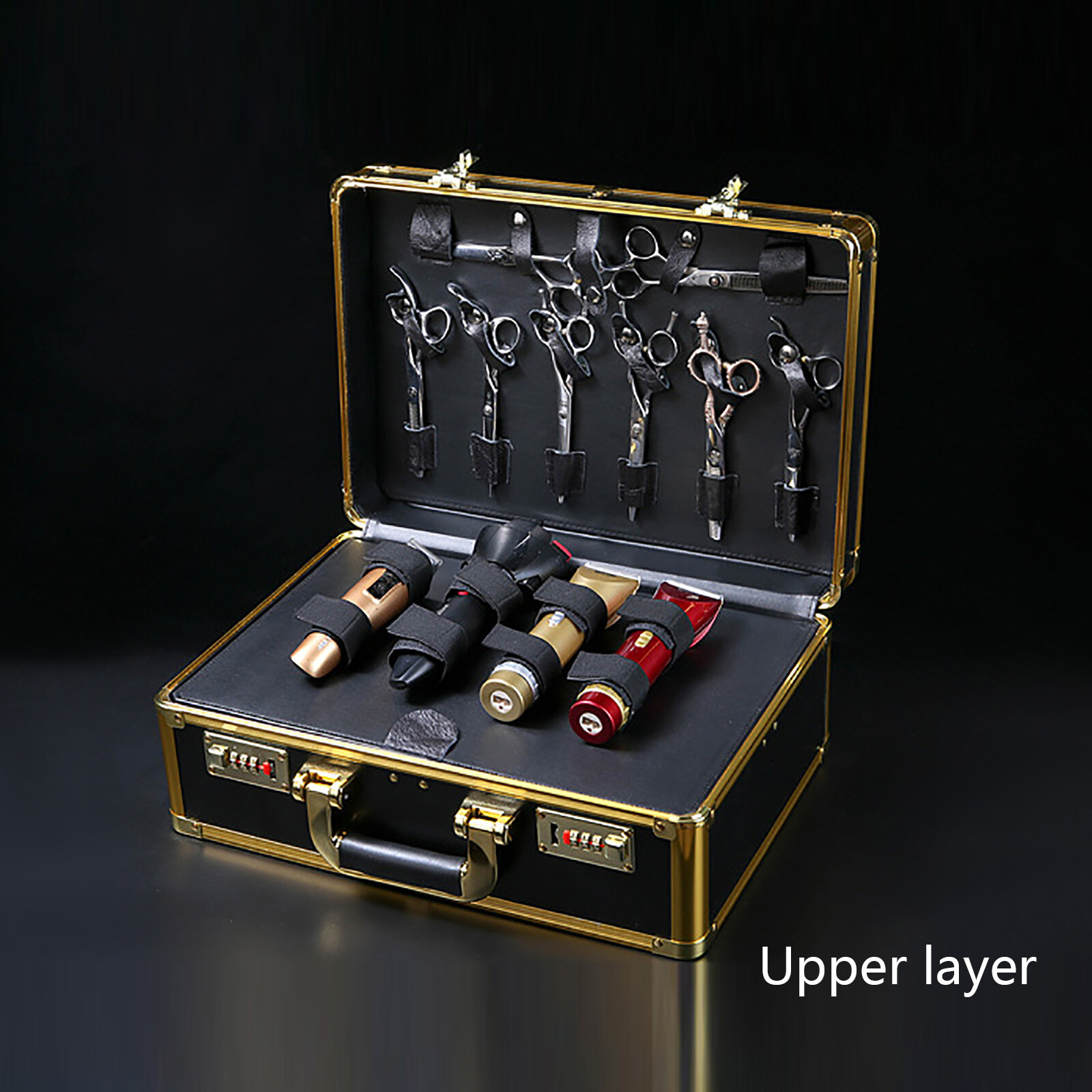 Barber Carrying Case Portable Styling Tools Accessories Travel Storage Case Box