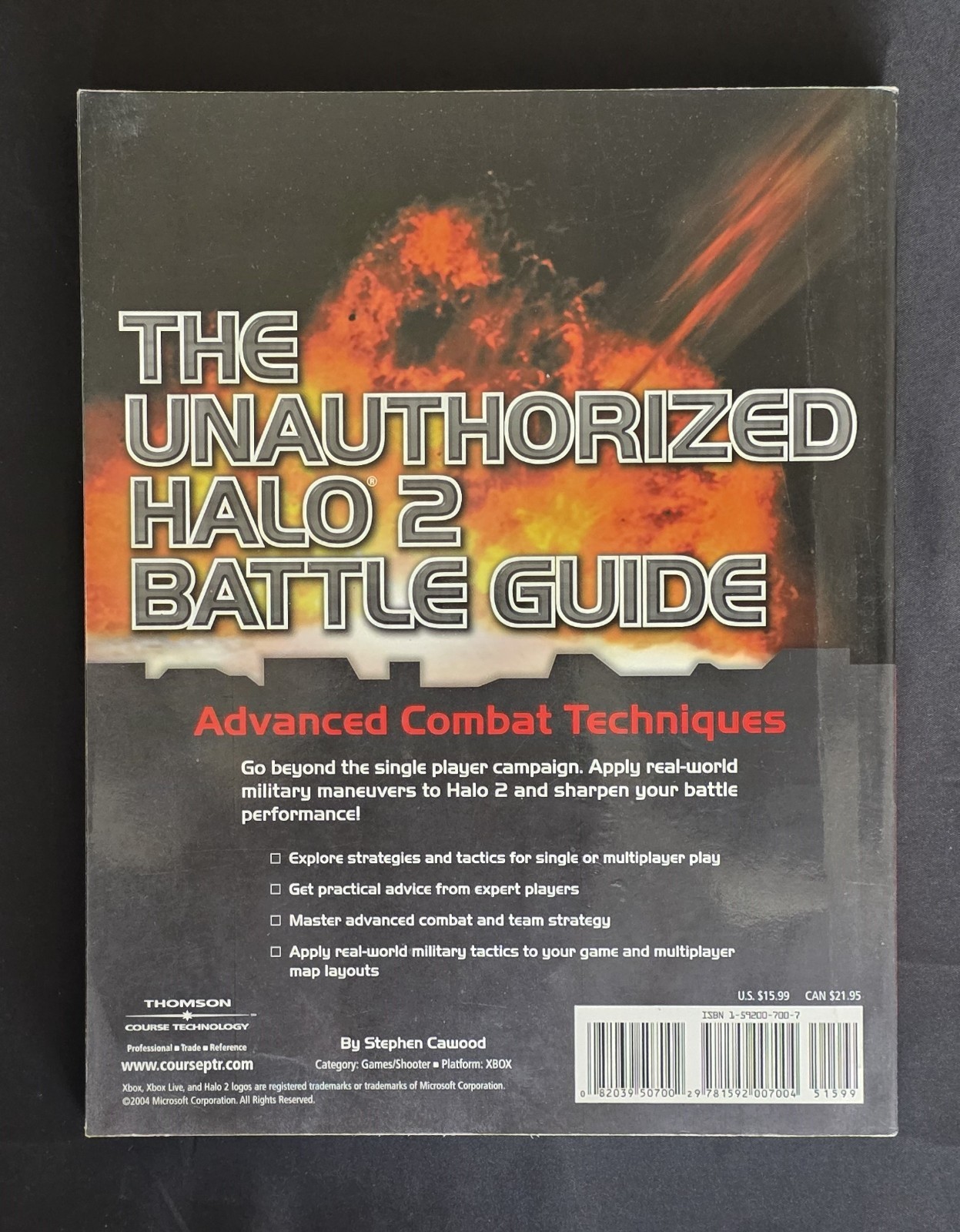The Unauthorized Halo 2 Battle Guide Advanced Combat Techniques Used Softcover