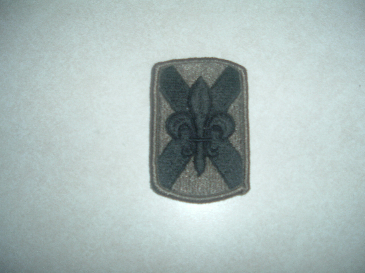 PATCH MILITARY US ARMY 256TH INFANTRY BRIGADE SUBDUED BRAND NEW OLD STOCK SEW ON