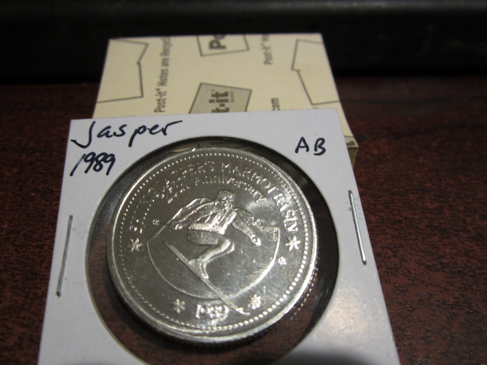 1989 - Jasper, AB - Canada Token, Canadian trade dollar