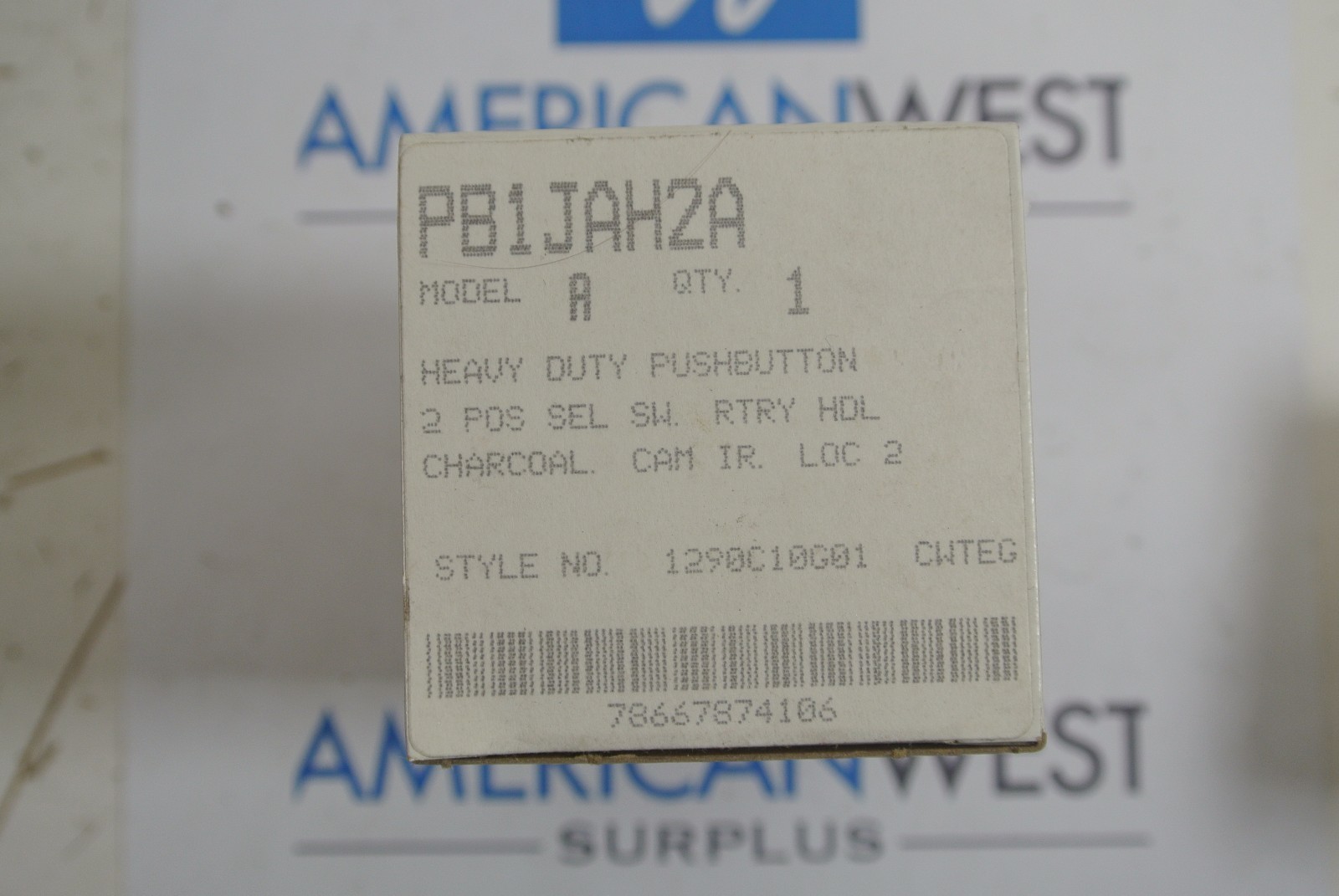 Westinghouse PB1JAH2A Model A Heavy Duty 2 Pos Selector Switch - NEW IN BOX