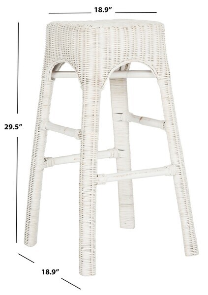 Safavieh PERCY WICKER COUNTERSTOOL, Reduced Price 2172739101 WIK6501A