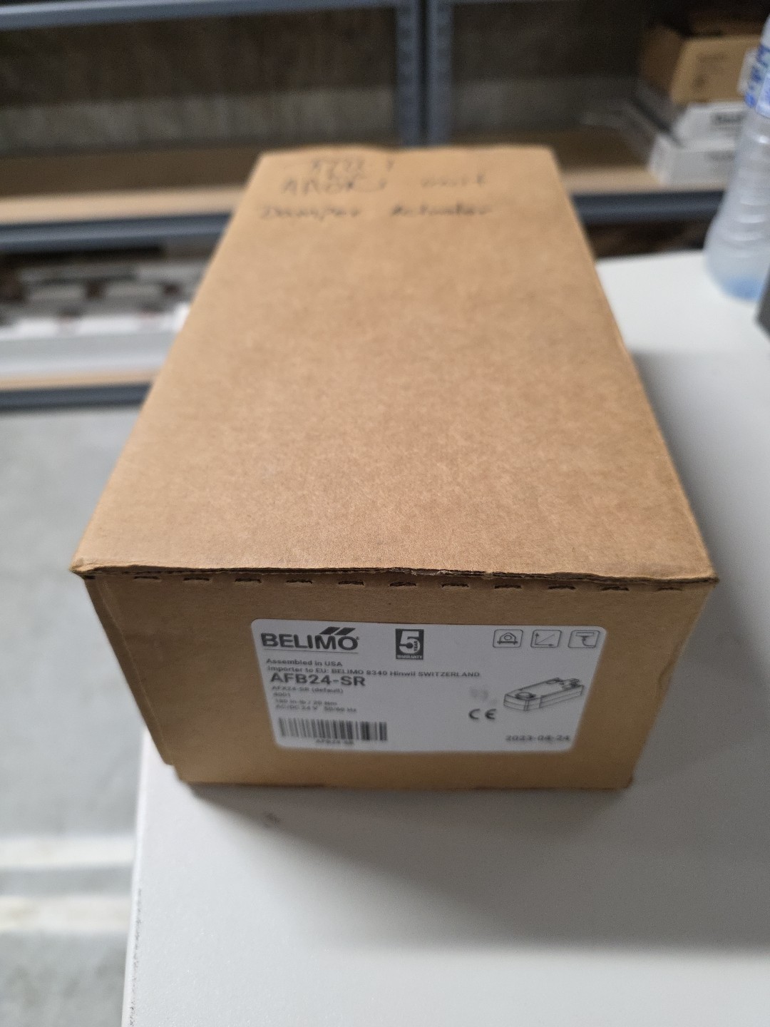 Belimo AFB24-S Spring Return Damper Actuator - Orange