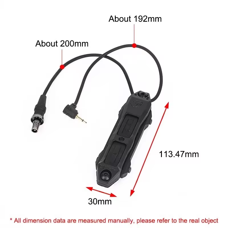 WADSN Hunting Scout Light Pressure Switch Remote Dual Function Button NewUpgrade