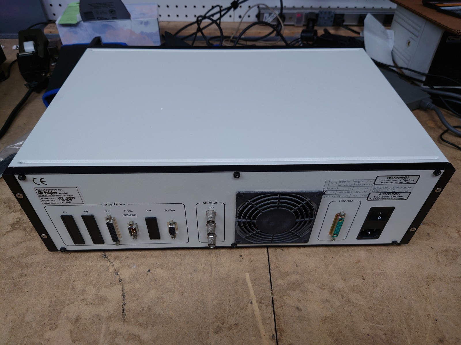 Polytech LSV-200US Laser Surface Velocimeter w/ LSV065