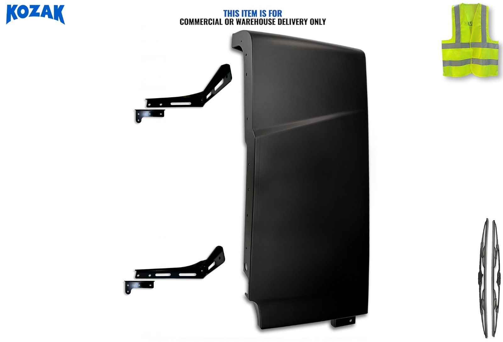 Cabin Fairing Upper Panel Left w/Brackets Compatible with Volvo VNL 2025 2026