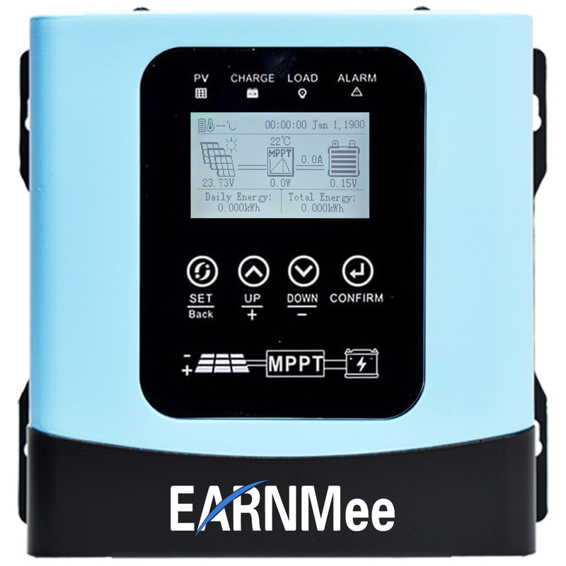 Earnmee 30A Mppt Solar Charge Controller12V 24V 36V 48V 60V 72V 84V 96V Solar