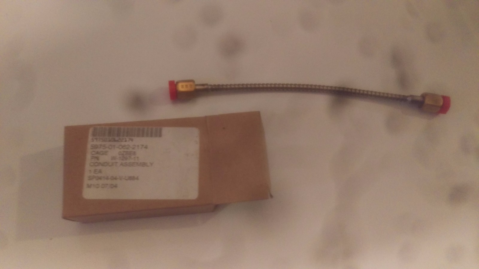 NEW Woolf Hyspan Parker Flexible Wire Pass Through Conduit 7-7/8" OAL 179489-080