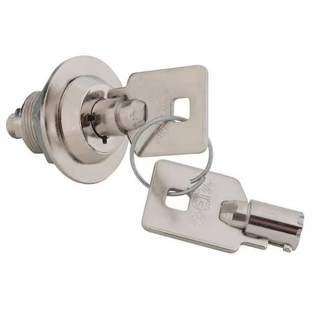 Compx Fort Mfw1058-79 Tubular Pin Tumbler, Bright Nickel, 15/64 In For Door