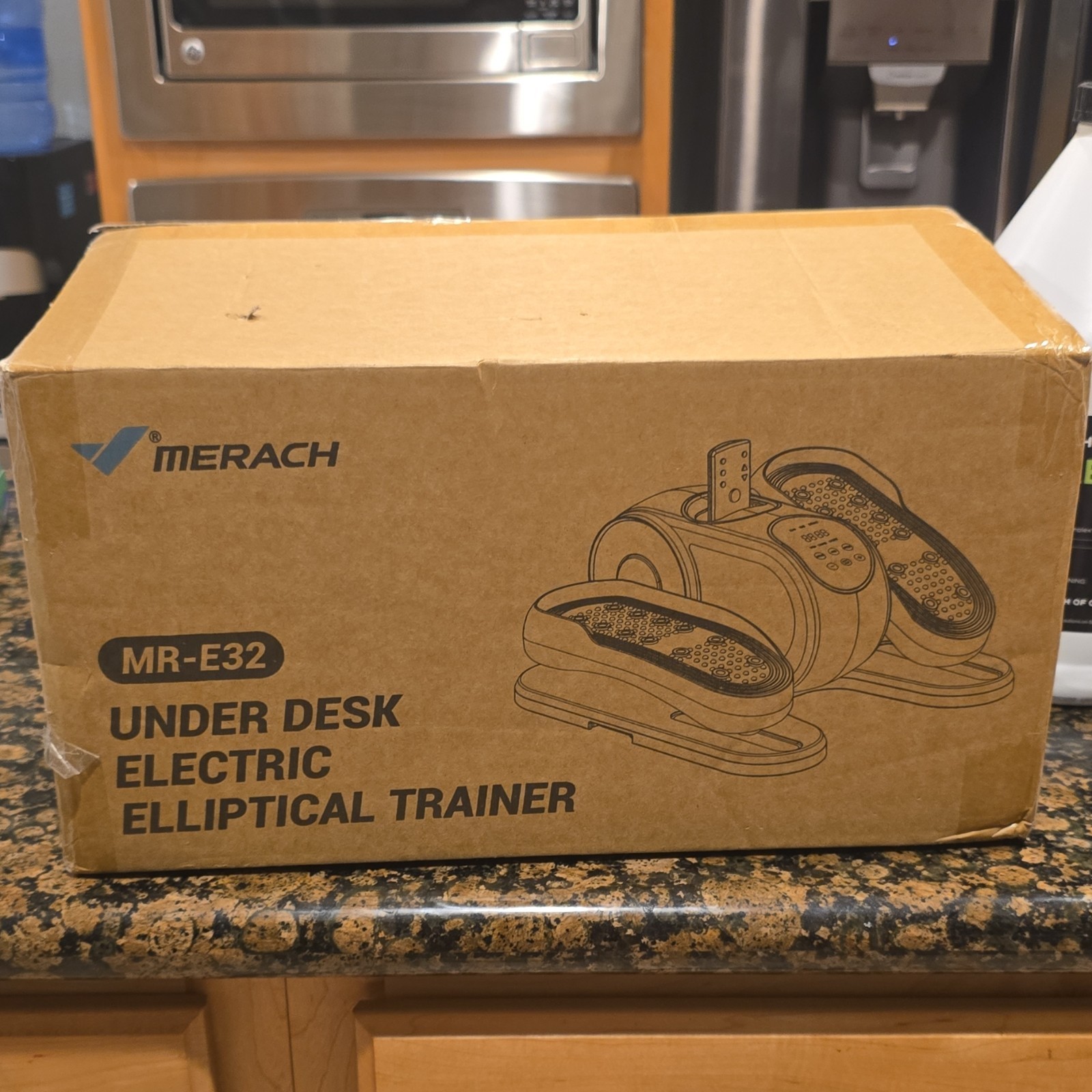 MERACH MR-E32 Under Desk Electric Elliptical Trainer, 11.13 lb