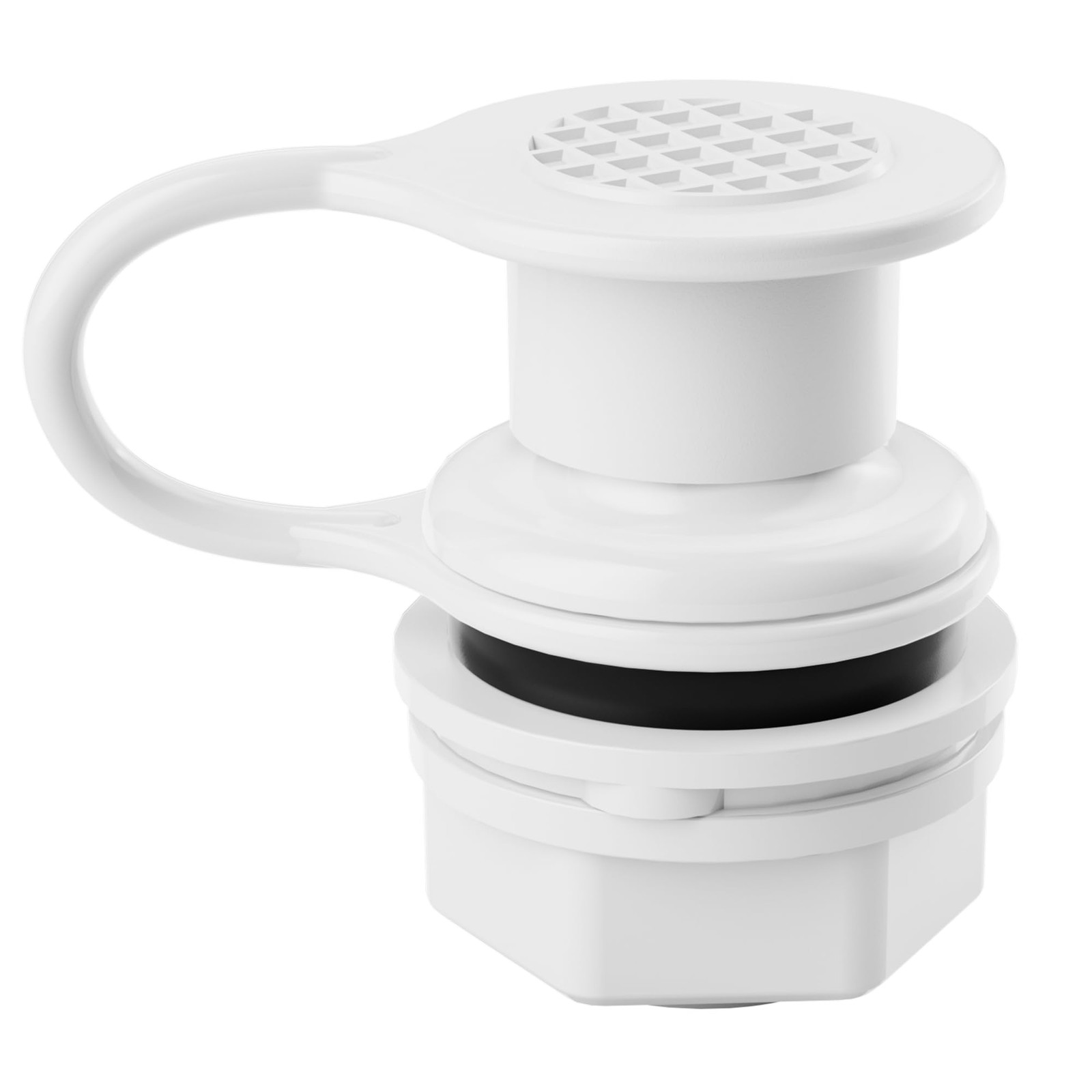 Triple-Snap Drain Plug for Coolers, Compatible with Igloo 25-70 Qt Ice White