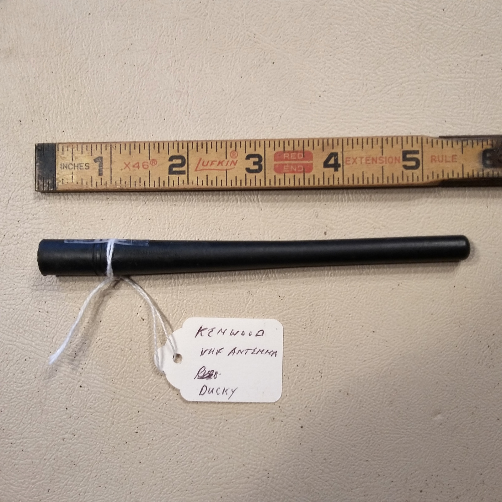 Kenwood VHF Rubber Ducky Antenna, screw on smb