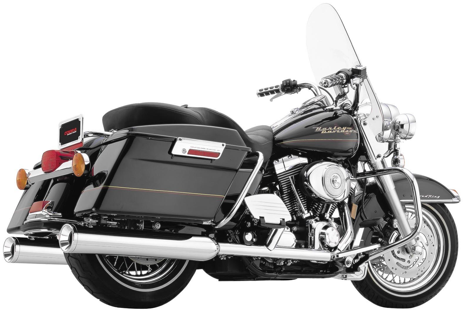 Cobra 6251 True Dual Head Pipes - Chrome Chrome