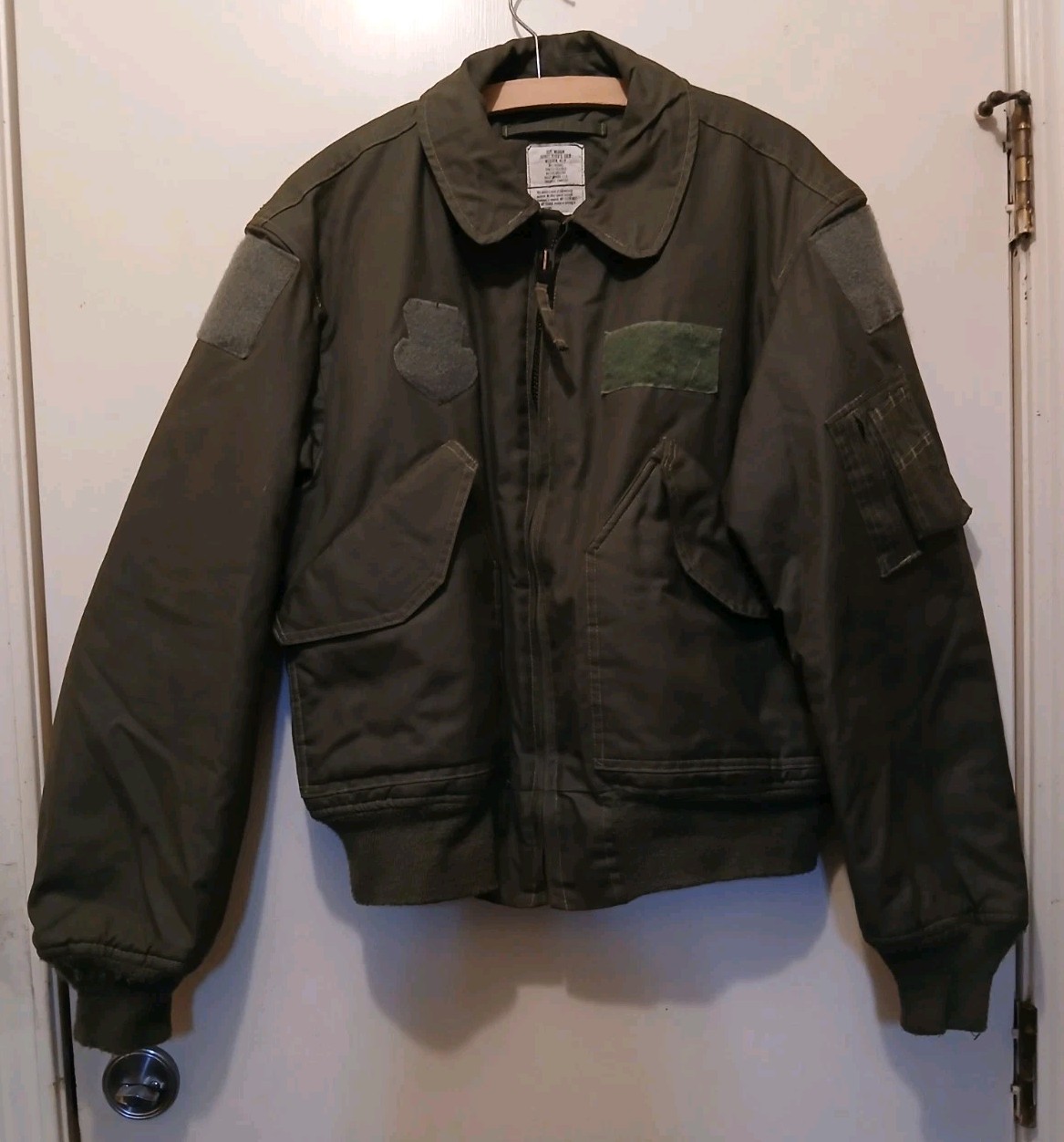 Flyer's Jacket, Cold Weather 45/p MEDIUM Valley Apparel Green